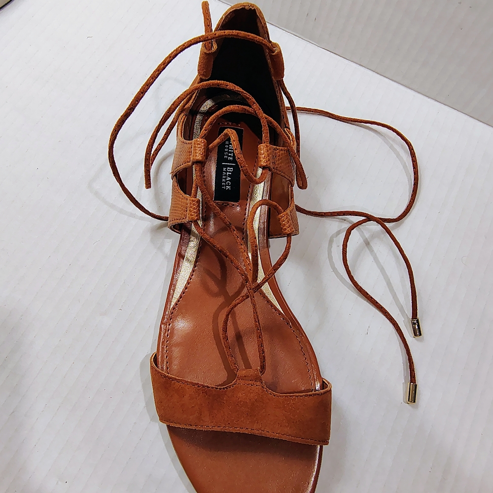 White House Blackarketññ Nugmet Gladiator Sandal.